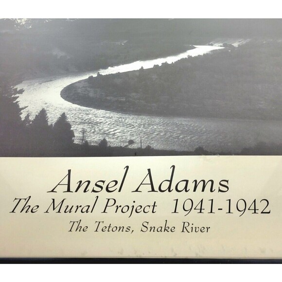 Ansel Adams The Mural Project 1941-1942 The Tetons Snake River Original Print - Picture 3 of 5
